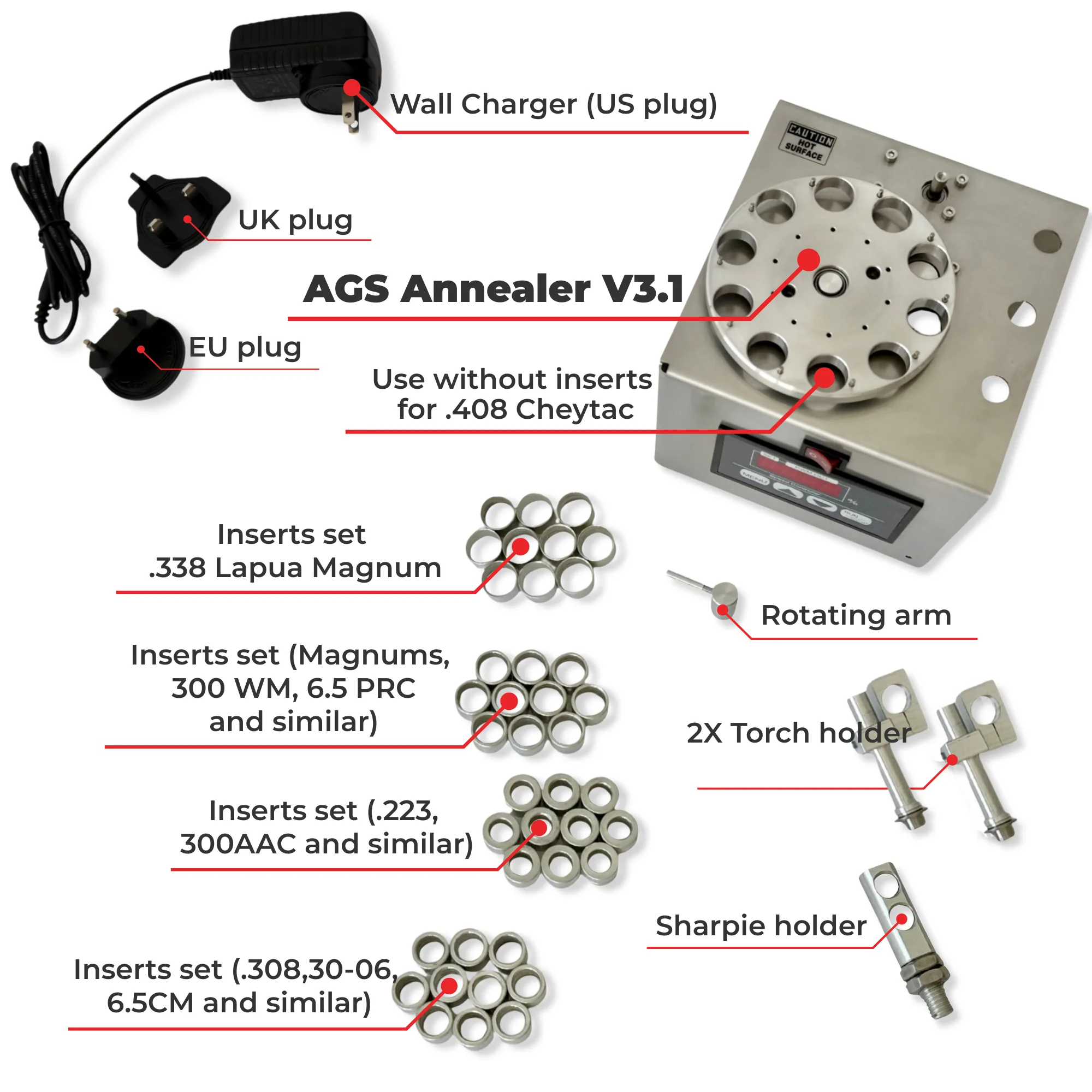 AGS Brass Annealer 3.1 - .408 Cheytac - Image 3